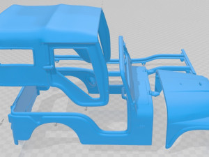 jeep cj-5 1954 printable body 3D Print Model