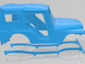jeep cj-5 1954 printable body car Modelo de impresión 3D