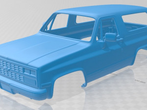 blazer mk2 k5 1989 printable body car 3D Print Model