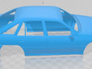 holden commodore touring 1993 printable body car 3D Print Model