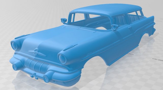 star chief custom 1957 printable body car 3D Print Model .c4d .max .obj .3ds .fbx .stl .blend