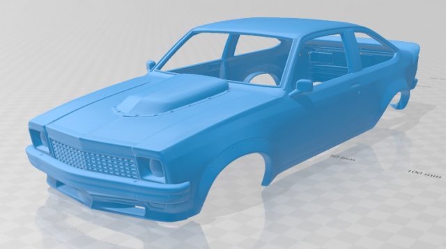holden torana 1979 printable body car 3D Baskı Modeli .c4d .max .obj .3ds .fbx .stl .blend 