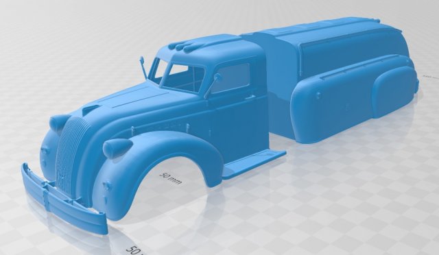 airflow rx-70 tank 1938 printable truck 3D-printmodel .c4d .max .obj .3ds .fbx .stl .blend 