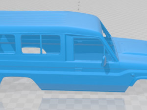 toyota land cruiser j78 2010 printable body car Modelo de impresión 3D