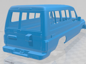 toyota land cruiser j78 2010 printable body car Modelo de impresión 3D