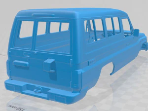 toyota land cruiser j78 2010 printable body car 3D Print Model