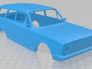 taunus wagon 1967 printable body car 3Dプリントモデル
