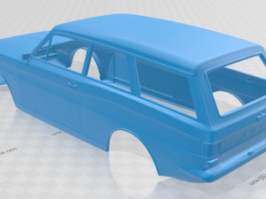 taunus wagon 1967 printable body car 3Dプリントモデル