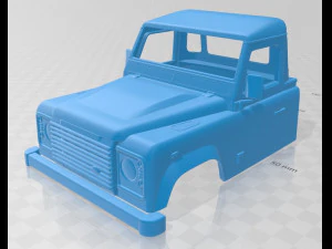 land rover defender 110 pickup 2011 printable body car 3D Print Model
