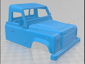 land rover defender 110 pickup 2011 printable body car 3D Print Model