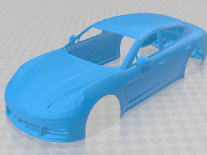 porsche panamera 4s printable body car 3D Print Model