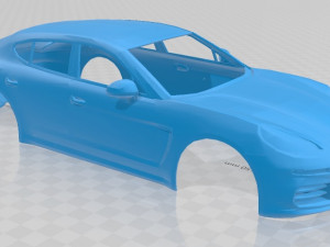 porsche panamera 4s printable body car Modello di stampa 3D