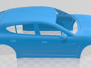 porsche panamera 4s printable body car Modello di stampa 3D