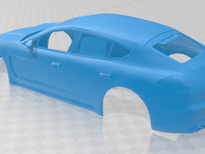porsche panamera 4s printable body car Modello di stampa 3D