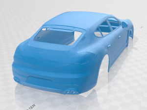 porsche panamera 4s printable body car Modello di stampa 3D