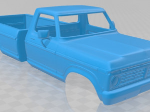 f-150 1973 printable body car Modelo de Impressão 3D