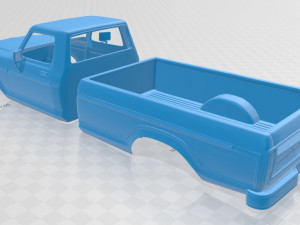 f-150 1973 printable body car Modelo de Impressão 3D
