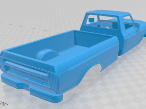f-150 1973 printable body car Modelo de Impressão 3D