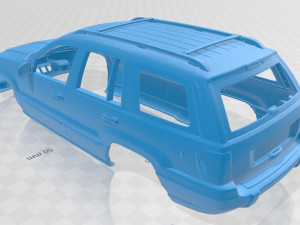 jeep grand cherokee 1998 printable body car 3D 프린트 모델