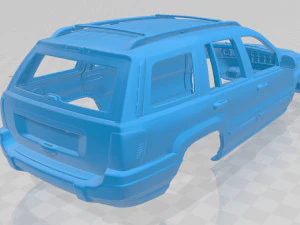 jeep grand cherokee 1998 printable body car 3D Print Model