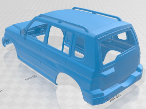 mitsubishi pajero 1999 printable body car 3D Print Model
