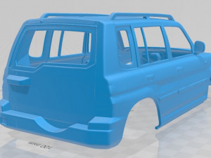 mitsubishi pajero 1999 printable body car 3D Print Model
