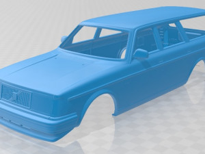 volvo 245 wagon 1984 printable body car Modèles 3D en vedette