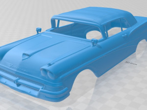 fairlane 500 sunliner 1958 printable body car 3D प्रिंट मॉडल