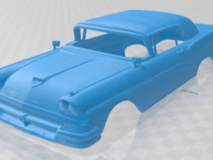 fairlane 500 sunliner 1958 printable body car 3D Print Model