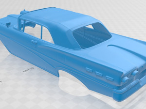 fairlane 500 sunliner 1958 printable body car 3D Print Model