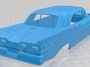 fairlane 500 sunliner 1958 printable body car 3D Print Model