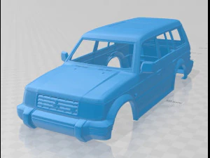 mitsubishi pajero montero wagon 1991 printable body car 3D Print Model