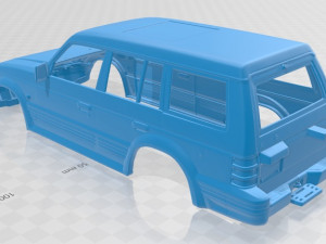 mitsubishi pajero montero wagon 1991 printable body car 3D प्रिंट मॉडल
