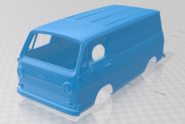 g10 1964 printable body van 3D प्रिंट मॉडल .c4d .max .obj .3ds .fbx .stl .blend 