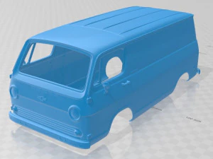 G10 1964 druckbarer Karosserie-Van 3D Druckmodell