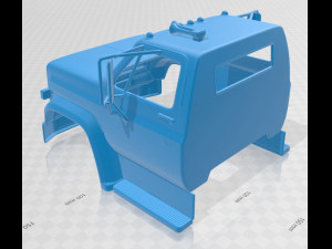 c70 1979 printable cabin truck 3D-Druckmodell