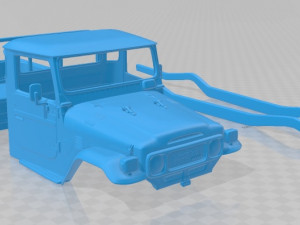 toyota land cruiser pickup 1979 printable body car 3D 打印模型