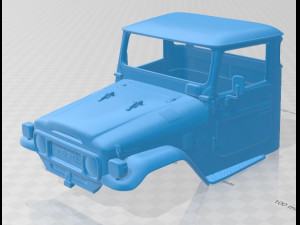 toyota land cruiser pickup 1979 printable body car 3D प्रिंट मॉडल