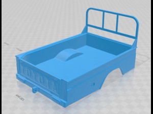 toyota land cruiser pickup 1979 printable body car 3D प्रिंट मॉडल