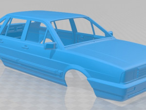 volkswagen santana 1985 printable body car 3D 打印模型