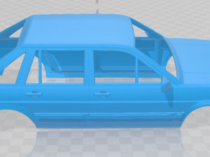 volkswagen santana 1985 printable body car 3D 打印模型