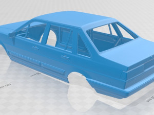 volkswagen santana 1985 printable body car 3D 打印模型