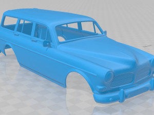 volvo amazon wagon 1961 printable body car 3D 프린트 모델