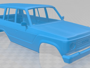 toyota land cruiser j60 -1980 printable body car 3D Print Model