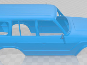 toyota land cruiser j60 -1980 printable body car 3D Print Model