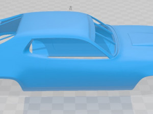 roadrunner nascar 1971 printable body car 3D Print Model