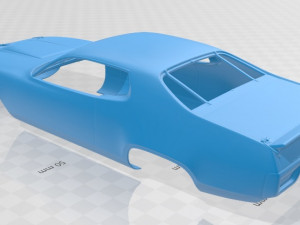 roadrunner nascar 1971 printable body car 3D Print Model