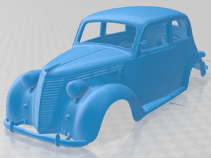 fiat 1100 b 1949 printable body car 3D Baskı Modeli