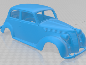 fiat 1100 b 1949 printable body car 3D Druckmodell