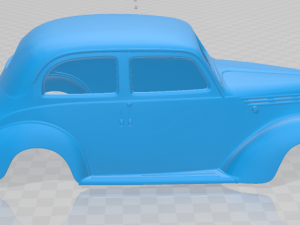 fiat 1100 b 1949 printable body car 3D Druckmodell